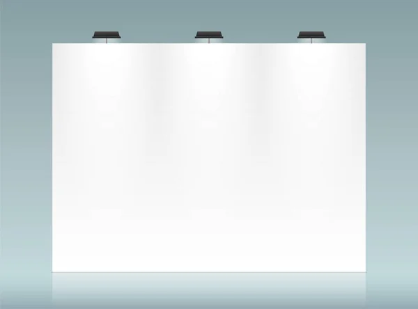 Weiße Hintergrundvektorvorlage mit Kopierraum. — Stockvektor