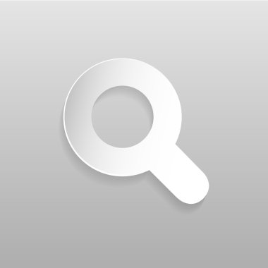 Origami vektör arama simgesi