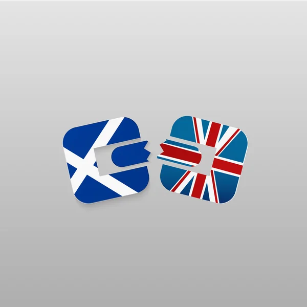 Scottish independence referendum. — Stock Vector