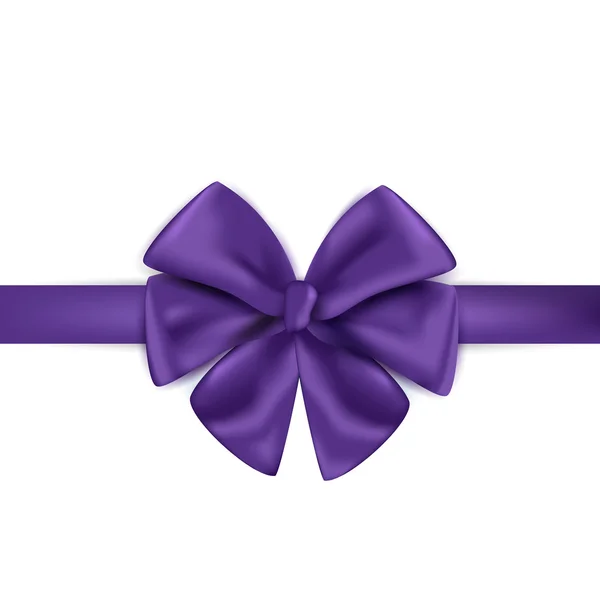 Beyaz bir arka plan üzerinde fiyonklu kurdele. Vektör çizim