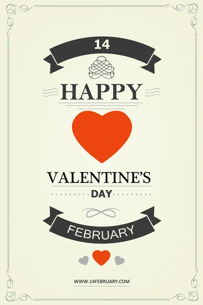 Happy Valentines day — Stock Vector