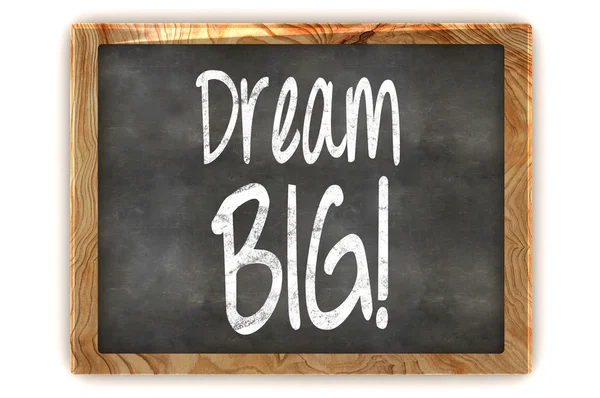 Dream Big konceptet Blackboard — Stockfoto