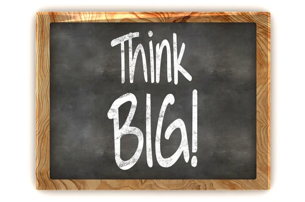 Think Big Concept Blackboard — Stock Photo, Image