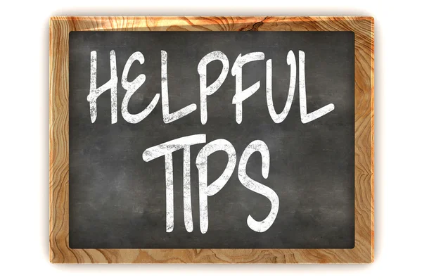 Blackboard Helpful Tips — Stock Photo, Image