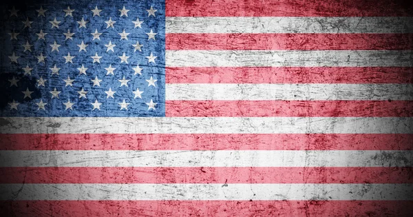 Amerikaanse vlag in een Grunge stijl — Stockfoto