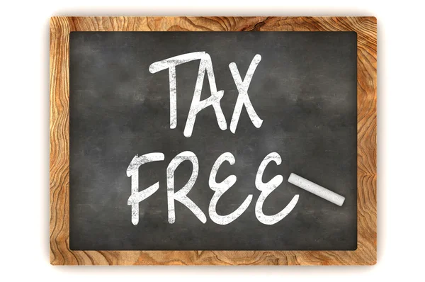 Доска Tax Free — стоковое фото