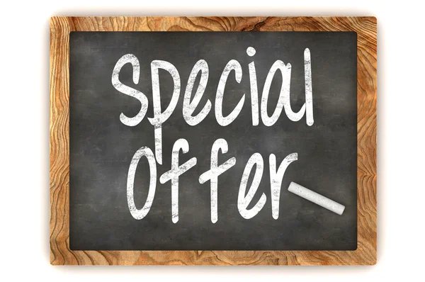 Chalkboard oferta especial — Fotografia de Stock