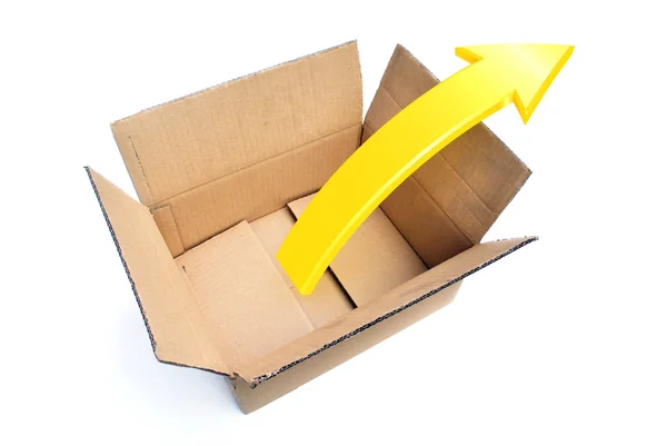 Think outside the Box — Stock Photo, Image