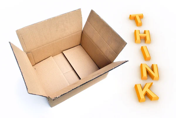 Think outside the Box — Stock Photo, Image