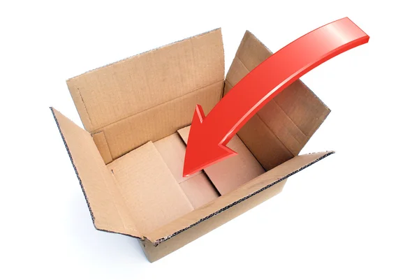 Box Packing Rendered Illustration — Stock Photo, Image