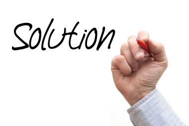 Hand Writing 'Solution'