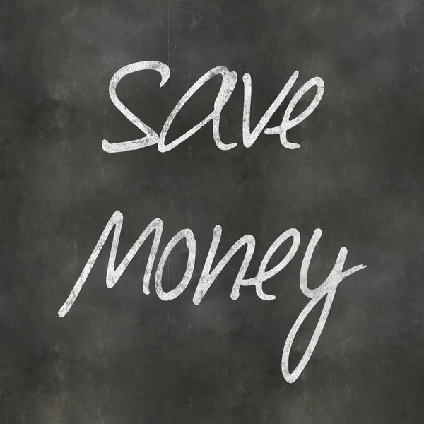 Hand Writing Save Money — Stock Photo, Image