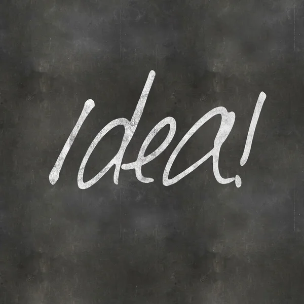 Idea pizarra — Foto de Stock