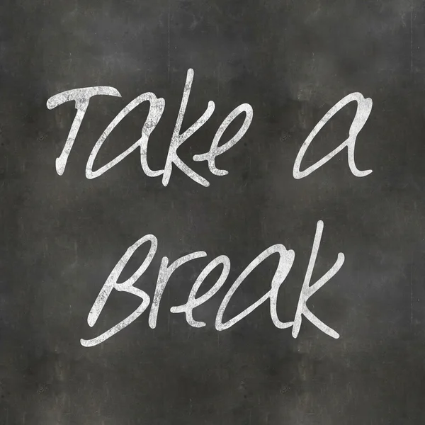 Blackboard Take a Break — Stock Photo, Image