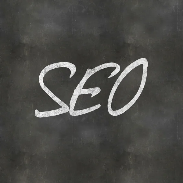 Blackboard Seo — Stockfoto