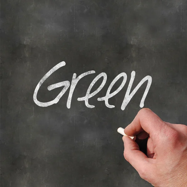 Κενό μαυροπίνακα πράσινο — Φωτογραφία Αρχείου