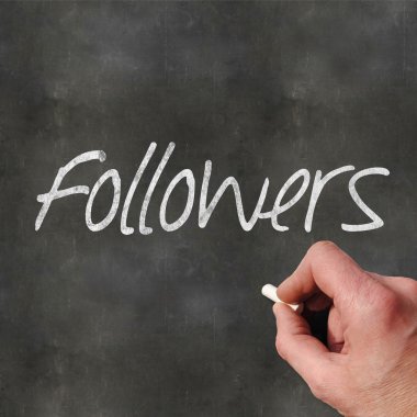 Boş yazı tahtası takipçileri