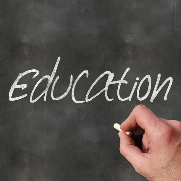 Blank Blackboard Education — Stock Photo, Image