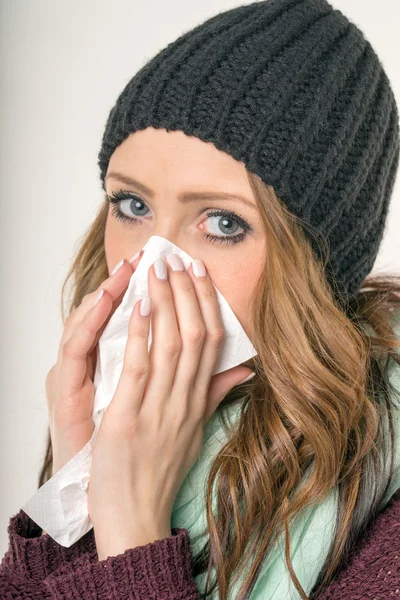 Sick woman — Stock Photo, Image