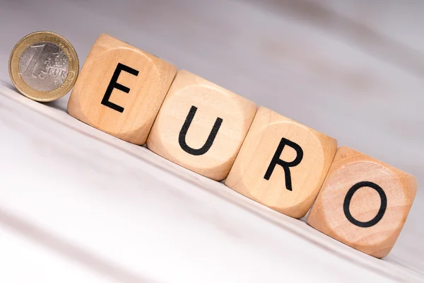 Denaro in euro — Foto Stock