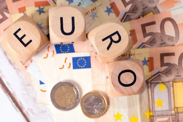 Dinheiro em euros — Fotografia de Stock