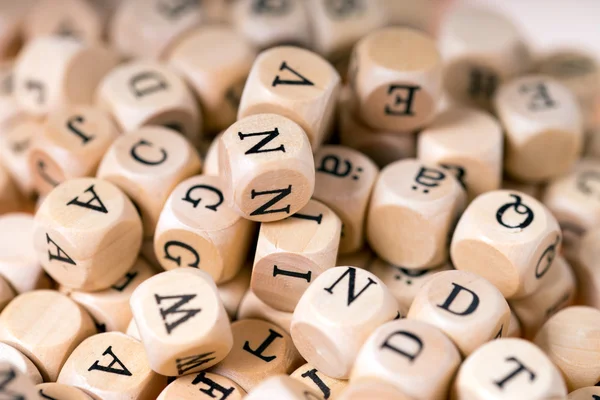 Wooden cubes — Stock Photo, Image