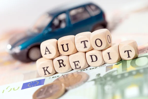 Auto kredit — Stockfoto