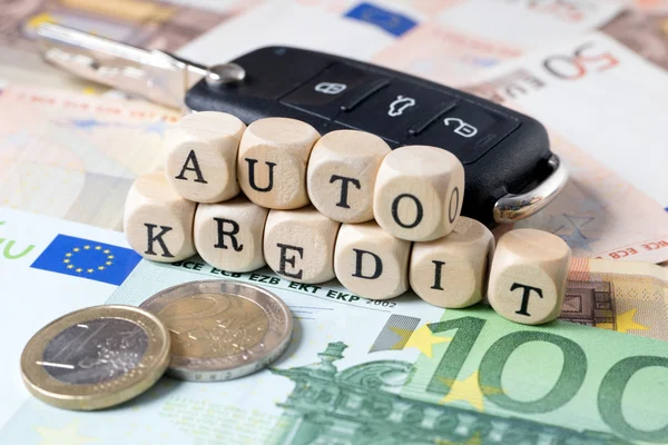 Auto kredit — Stockfoto