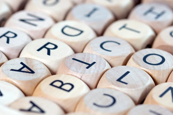 Wooden cubes — Stock Photo, Image