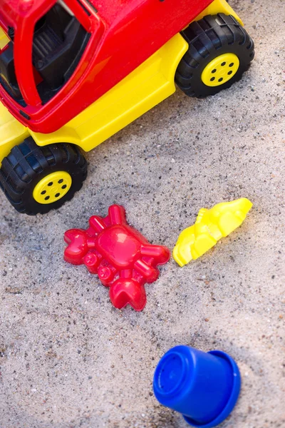 Zand speelgoed — Stockfoto