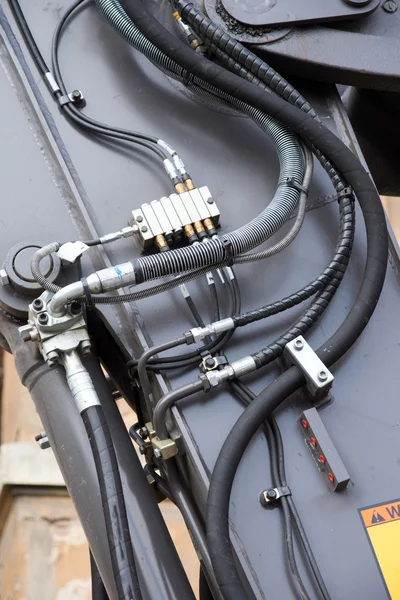 Hydraulic hoses — Stock Photo, Image