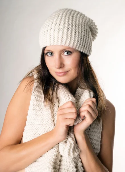 Woman in Winter clothes — Stock Photo, Image