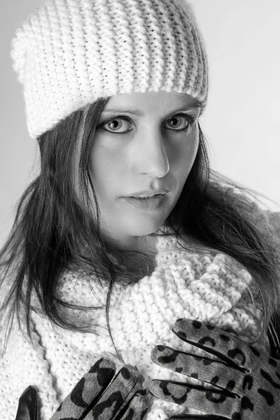 Woman in Winter clothes — Stock Photo, Image