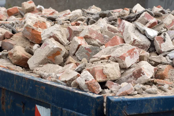 Construcción de escombros y piedras — Foto de Stock