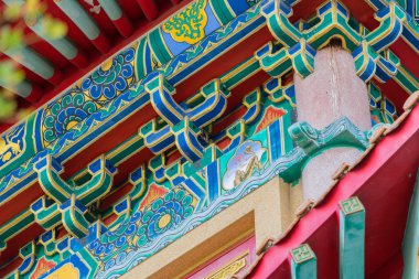 Nonthaburi atmosferini Wat Borom Racha Kanchana Phi Sek Anuson