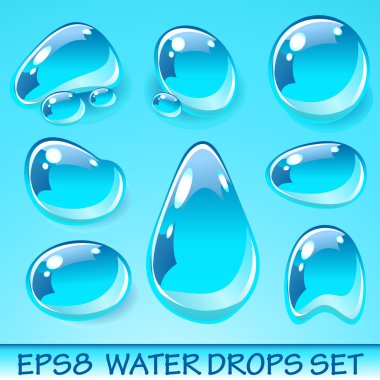 Gerçekçi damla set