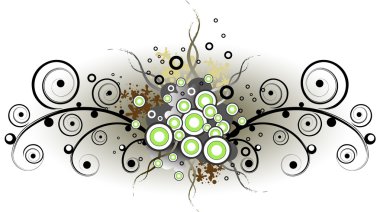 soyut tasarım öğeleri swirls