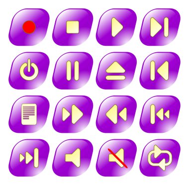 Media player simgeler