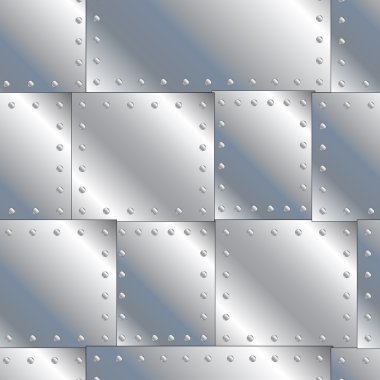 texture with riveted metal sheets. clipart