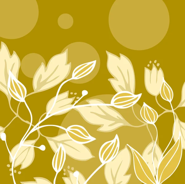 Hintergrund florales Design — Stockvektor