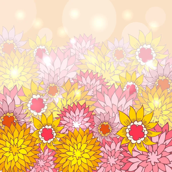 Floral design background — Stock Vector