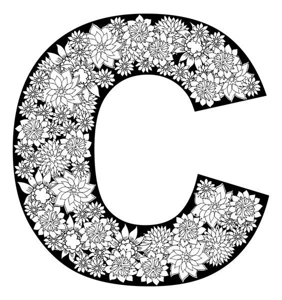 Alphabet Letter C — Stock Vector