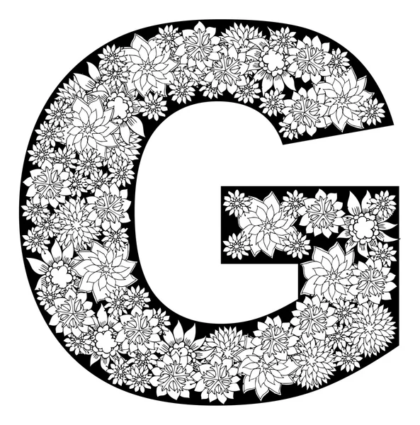 Alphabet Letter G — Stock Vector