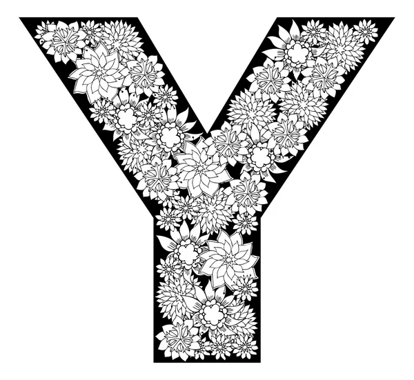 Αλφάβητο το γράμμα y — Διανυσματικό Αρχείο