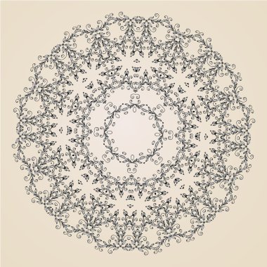 süs rozet veya kar tanesi