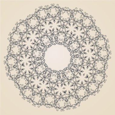 süs rozet veya kar tanesi