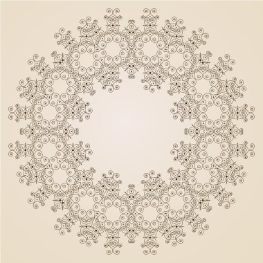 süs rozet veya kar tanesi