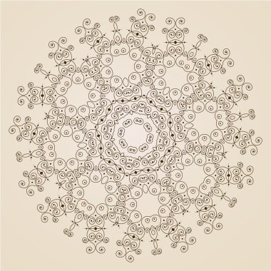 süs rozet veya kar tanesi