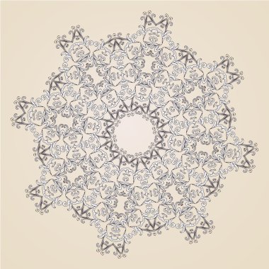 süs rozet veya kar tanesi