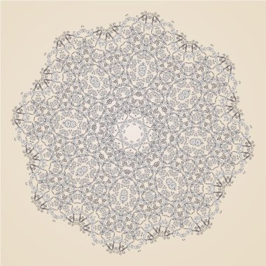 süs rozet veya kar tanesi